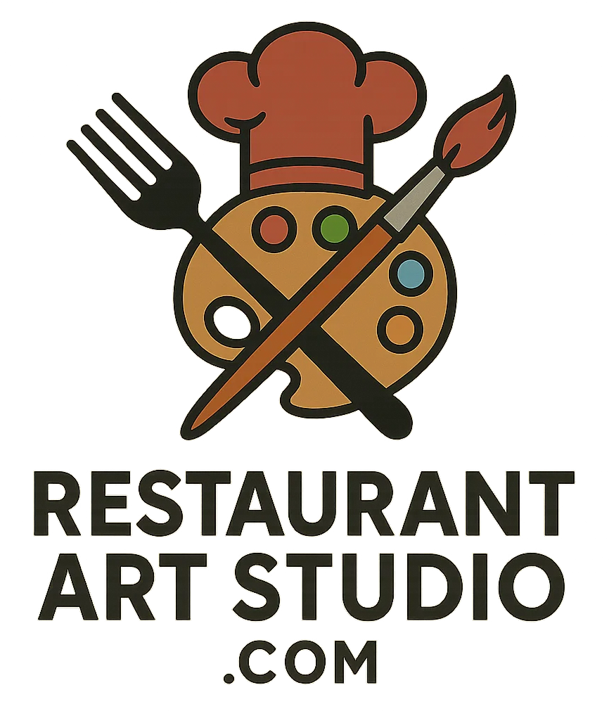 Restaurant Art Studio Logo